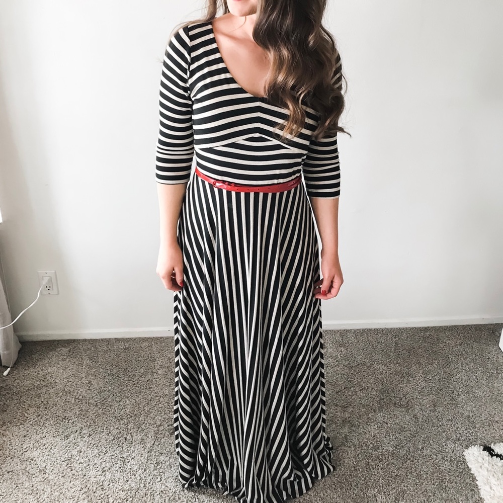 Anthropologie Stripped Maxi Dress - Picture 4 of 4